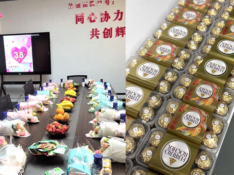 CNC Parts Processing Factory, Warm Women's Day, Warm Welfare